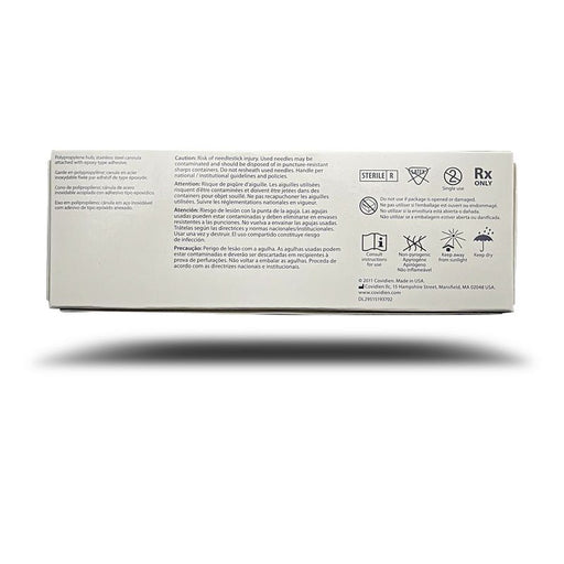 Rx Monoject Polypropylene Hub Needles, Box of 100 - 01102MON-19X1-5 - 19G x 1.5" - 2