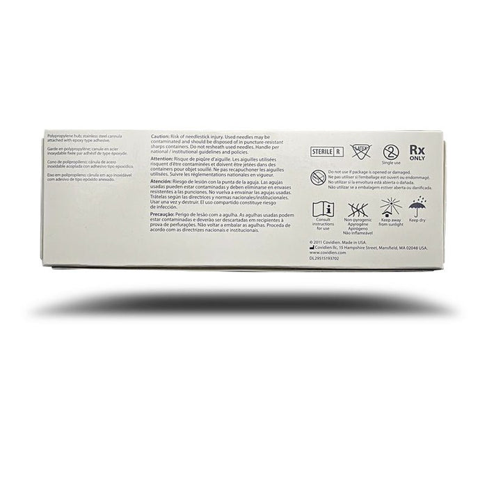 Rx Monoject Polypropylene Hub Needles, Box of 100 - 01102MON-19X1-5 - 19G x 1.5" - 2