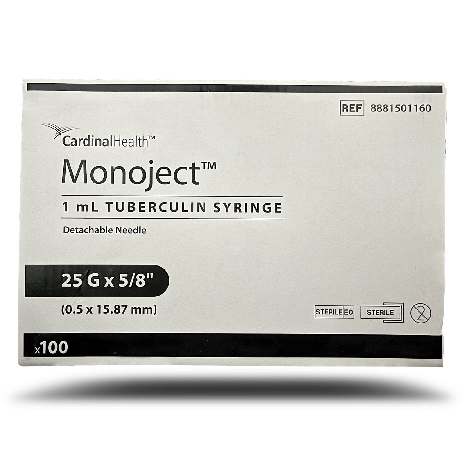 Rx Monoject Tuberculin (TB) Syringe with Needle Combo — Jeffers