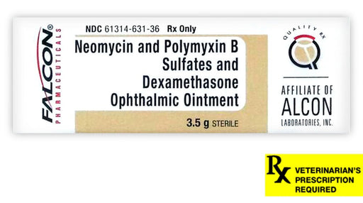 Rx Neo Poly Dex Ointment, 3.5 g - Jeffers - Animal Health & Wellness > Eye Care