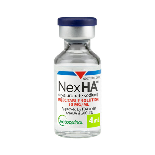 Rx NexHA Hyaluronate Sodium (Generic) Injectable Joint Treatment Solution for Horses - 012MID-313 - 4ml - 1