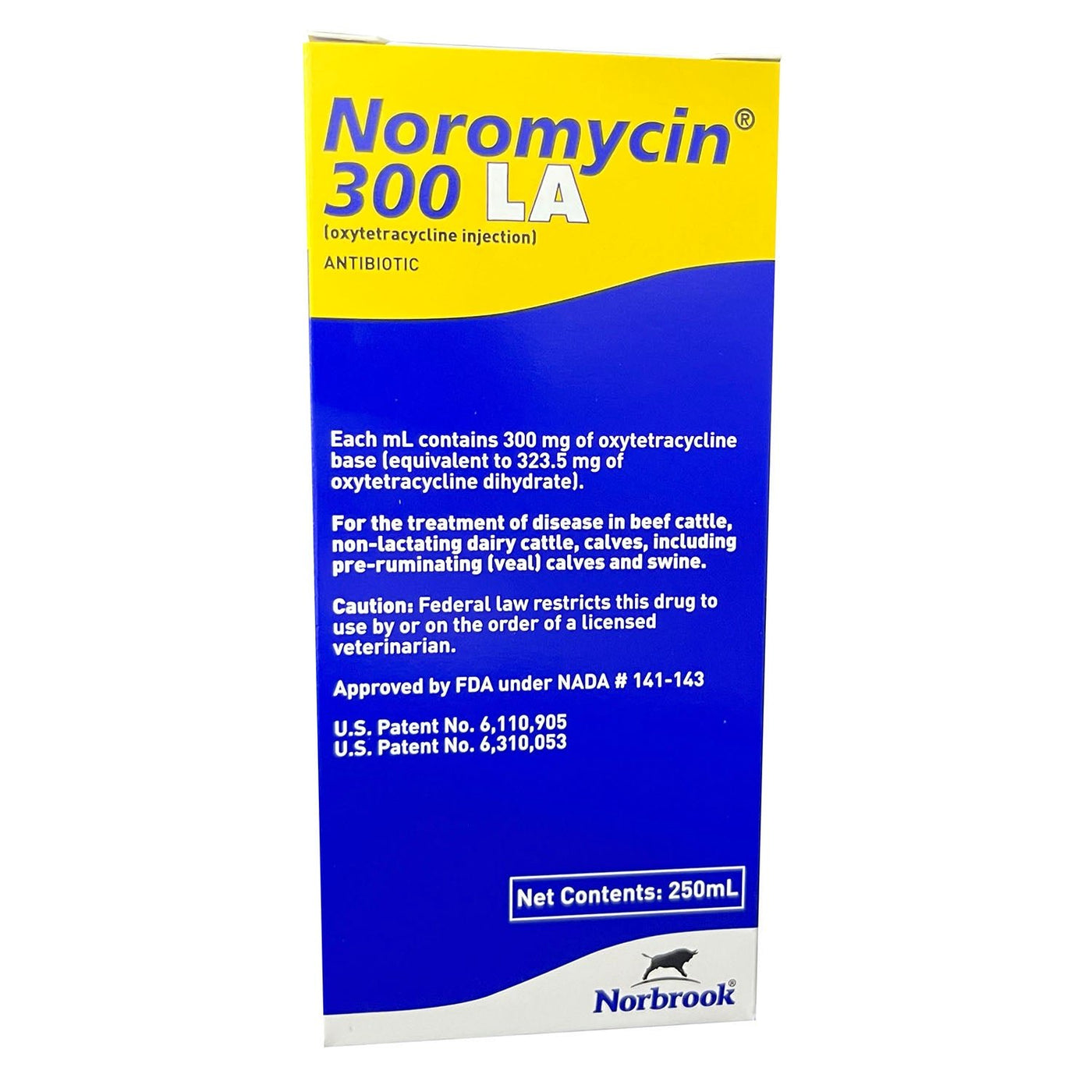 Rx Noromycin 300 LA for Cattle & Swine, 500 Ml — Jeffers