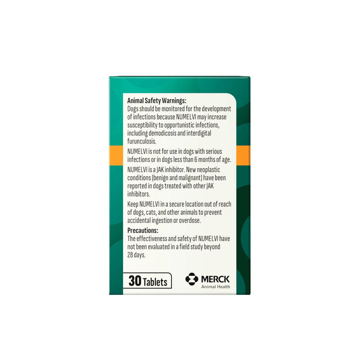 Rx Numelvi (atinvicitinib) Tablets for Dogs with Allergic Dermatitis - 012MER-217935 - 4.8 mg - 30 Tablets - 18