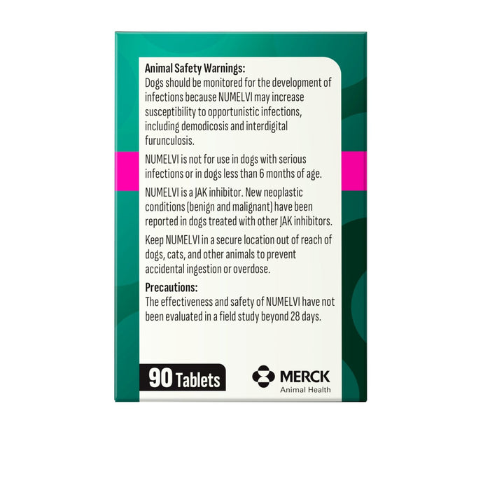 Rx Numelvi (atinvicitinib) Tablets for Dogs with Allergic Dermatitis - 012MER-218058 - 31.6 mg - 90 Tablets - 2