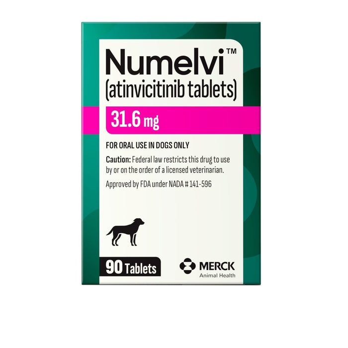 Rx Numelvi (atinvicitinib) Tablets for Dogs with Allergic Dermatitis - 012MER-218058 - 31.6 mg - 90 Tablets - 3