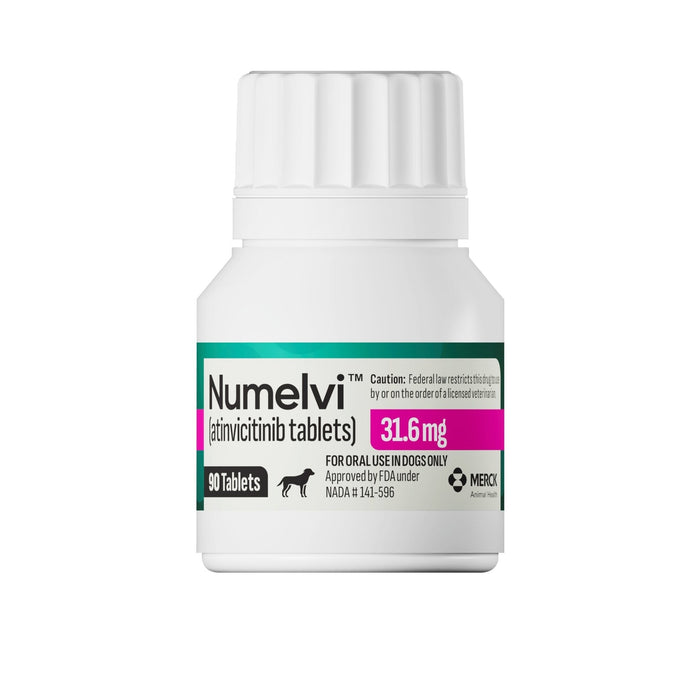 Rx Numelvi (atinvicitinib) Tablets for Dogs with Allergic Dermatitis - 012MER-218058 - 31.6 mg - 90 Tablets - 1