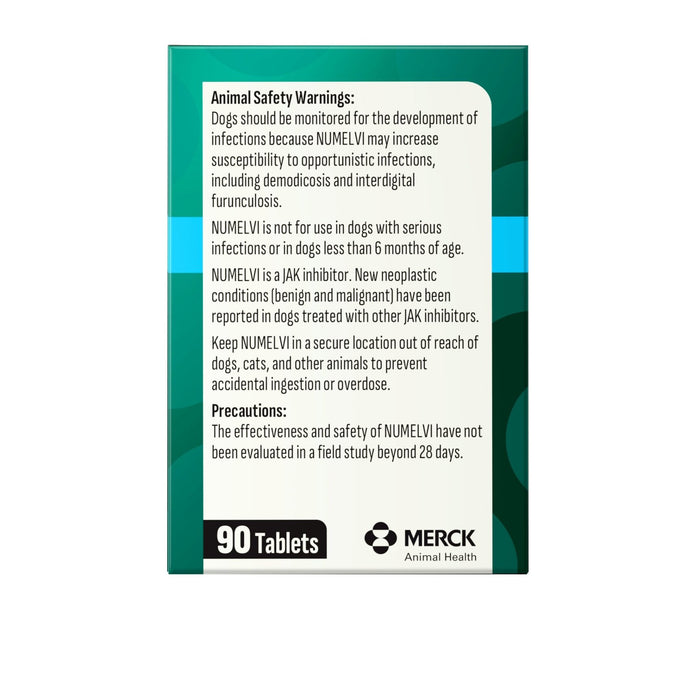 Rx Numelvi (atinvicitinib) Tablets for Dogs with Allergic Dermatitis - 012MER-218061 - 21.6 mg - 90 Tablets - 8