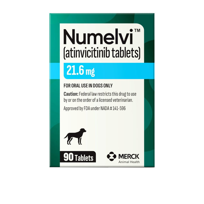 Rx Numelvi (atinvicitinib) Tablets for Dogs with Allergic Dermatitis - 012MER-218061 - 21.6 mg - 90 Tablets - 9