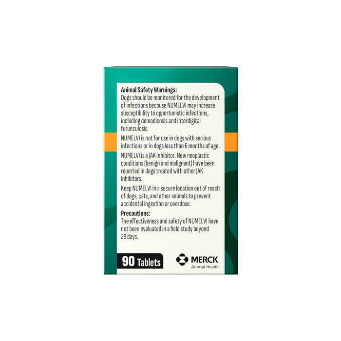 Rx Numelvi (atinvicitinib) Tablets for Dogs with Allergic Dermatitis - 012MER-218062-1 - 21.6 mg - Single Tablet - 23