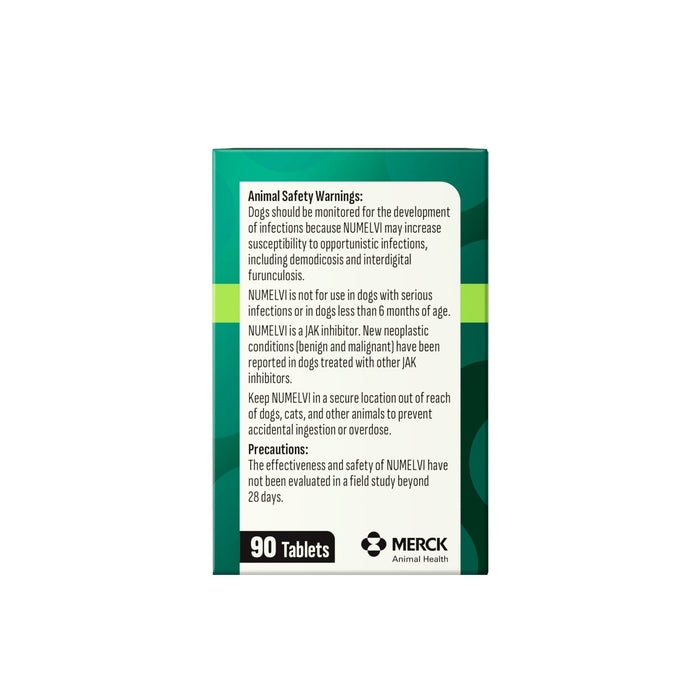 Rx Numelvi (atinvicitinib) Tablets for Dogs with Allergic Dermatitis - 012MER-218075 - 7.2 mg - 90 Tablets - 13