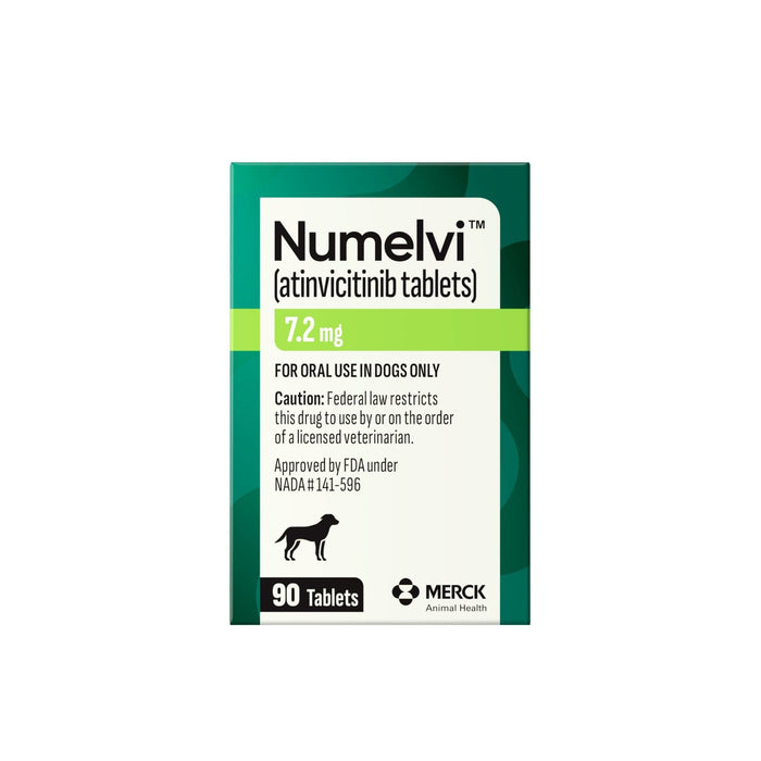 Rx Numelvi (atinvicitinib) Tablets for Dogs with Allergic Dermatitis - 012MER-218075 - 7.2 mg - 90 Tablets - 14