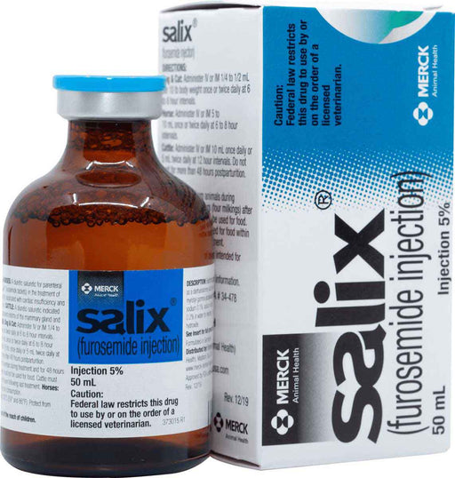 Rx Salix (furosemide) Injection, 50mg/ml 50ml - 012MER-710461 - 50 mL - 1