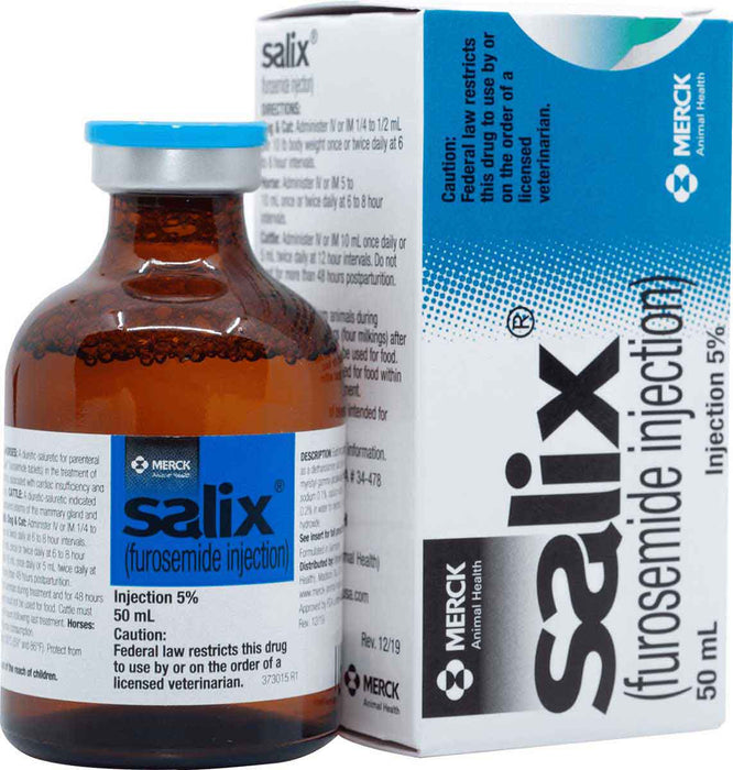 Rx Salix (furosemide) Injection, 50mg/ml 50ml - 012MER-710461 - 50 mL - 1
