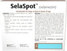 Rx SelaSpot (selamectin) Once - A - Month Flea & Heartworm Topical Solution for Dogs - 012VED-21994 - 10.1 - 20 lbs - 3 Doses - 4