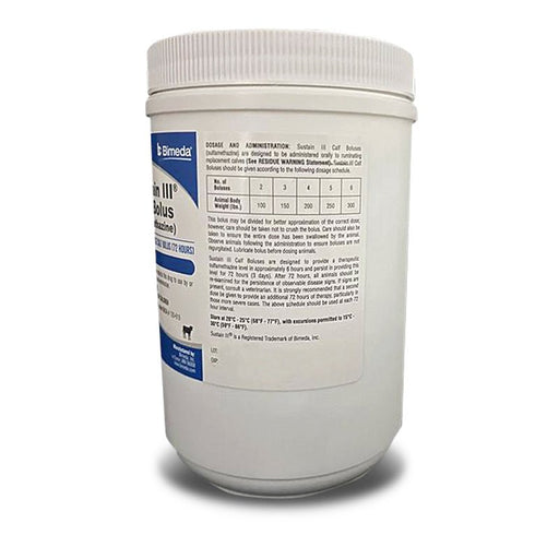 Rx Sustain III Bolus (sulfamethazine) Sustained Release Bolus (72 Hours) for Calves, 50 ct - 012BIM-004 - 50ct - 2