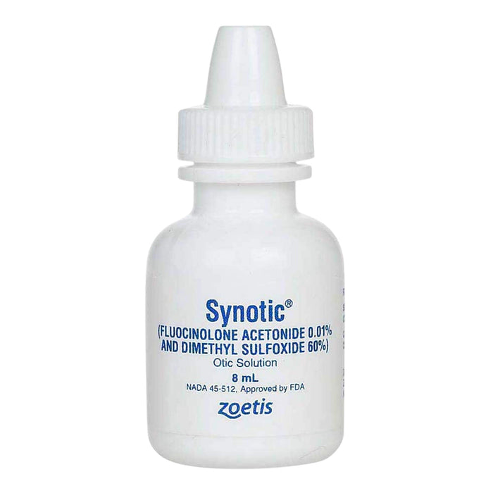 Rx Synotic (fluocinolone acetonide & dimethyl sulfoxide) Otic Solution for Dogs & Cats - 012PFZ12-8 - 8 mL - 2