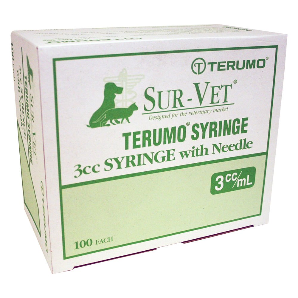 Rx Terumo SUR-VET Syringe with Needle, 100 count — Jeffers