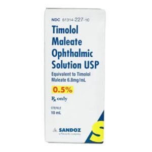 Rx Timolol Opth Solution 0.5%, 10ml Bottle - 012TIM-5X10 - 1