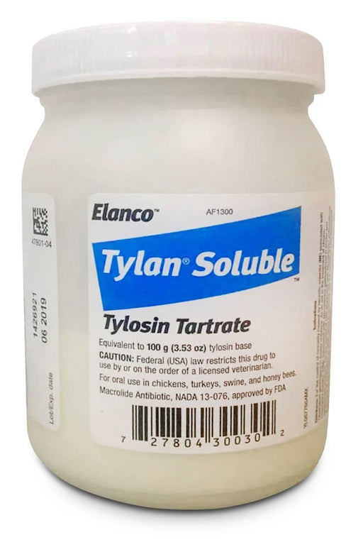 Rx Tylan (tylosin tartrate) Soluble Powder, 100 gm - 012ELC02P-100 - 1