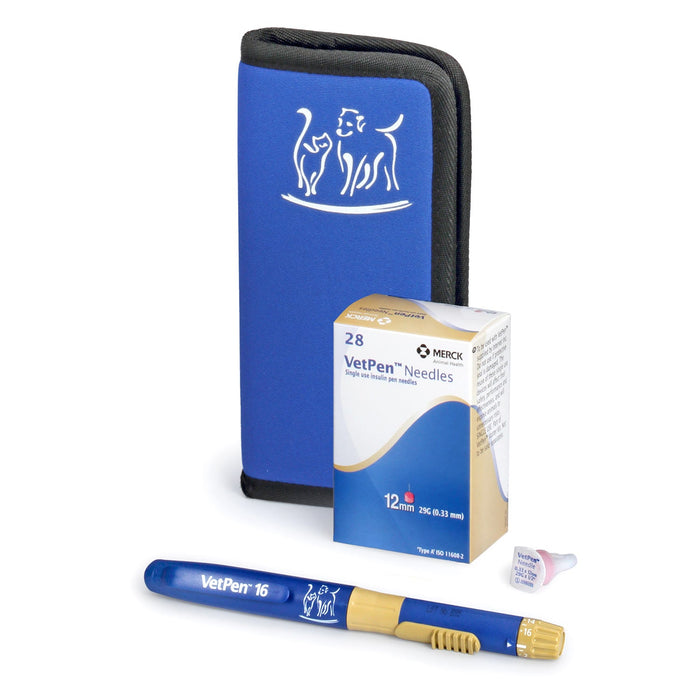 Rx Vetsulin VetPen Insulin Delivery Pen for Pets Device Starter Kit - 012MER-059659 - 16IU - 8