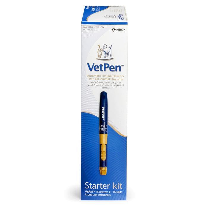Rx Vetsulin VetPen Insulin Delivery Pen for Pets Device Starter Kit - 012MER-059659 - 16IU - 14