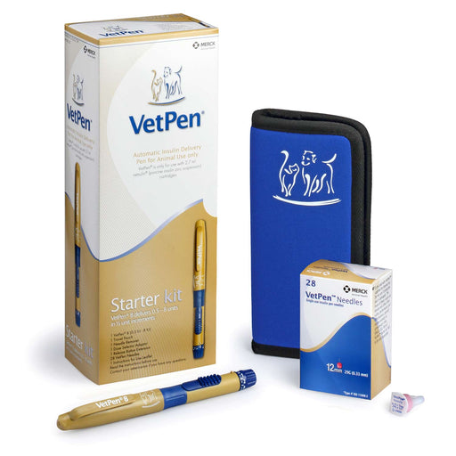 Rx Vetsulin VetPen Insulin Delivery Pen for Pets Device Starter Kit - 012MER-059660 - 8IU - 1