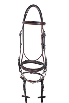 Nunn Finer Galway Bridle, Havana - Oversized  