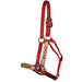 Personalized Nylon Halter, Standard (800-1100 lb) by Supreme Western - Red  