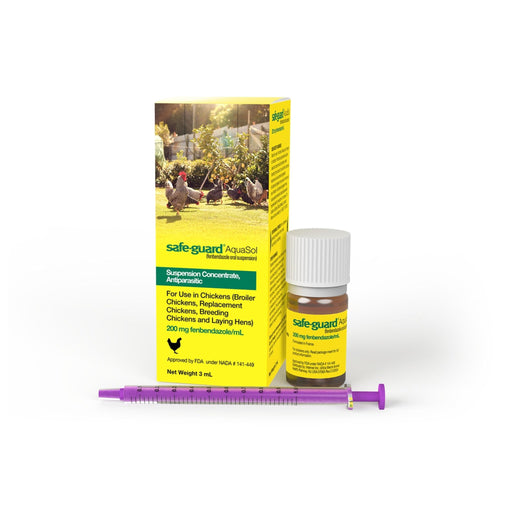 Safe - Guard AquaSol Dewormer for Backyard Chickens, 3ml - I6W4 - 3mL - 1 ct - 1
