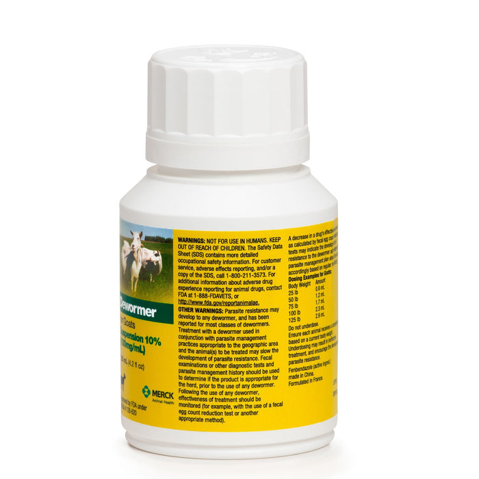 Safe - Guard Goat Dewormer (10% Suspension), 125 mL - Jeffers - Animal Health & Wellness > Medicine