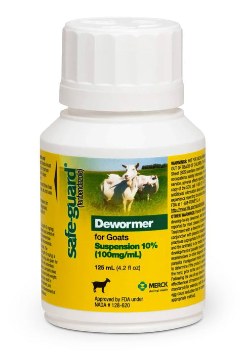 Safe - Guard Goat Dewormer (10% Suspension), 125 mL - Jeffers - Animal Health & Wellness > Medicine