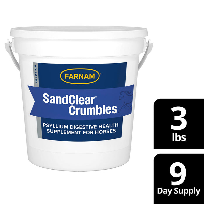 SandClear Natural Psyllium Crumbles - FASL - 3 lbs - 3