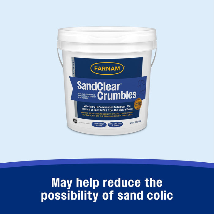 SandClear Natural Psyllium Crumbles - FASM - 10 lbs - 11
