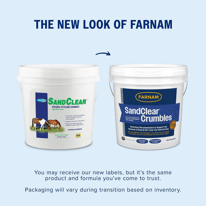 SandClear Natural Psyllium Crumbles - FASM - 10 lbs - 10