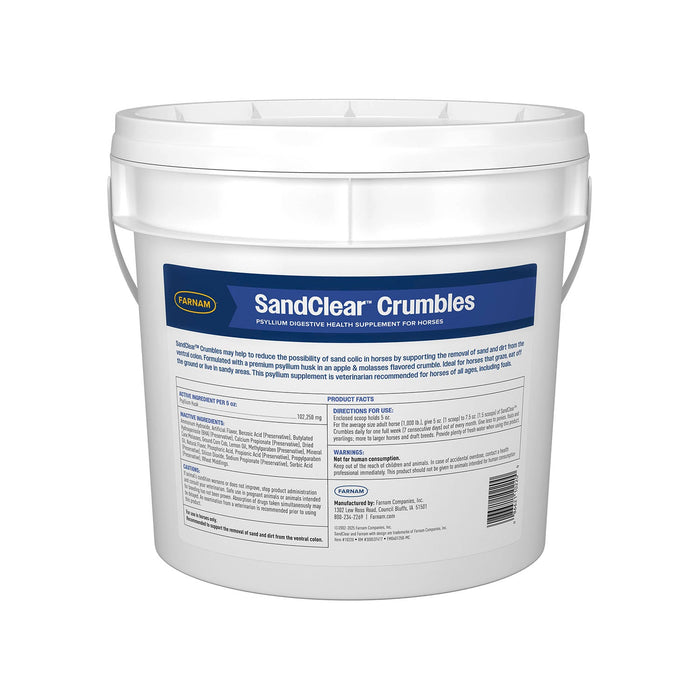 SandClear Natural Psyllium Crumbles - FASN - 20 lbs - 17