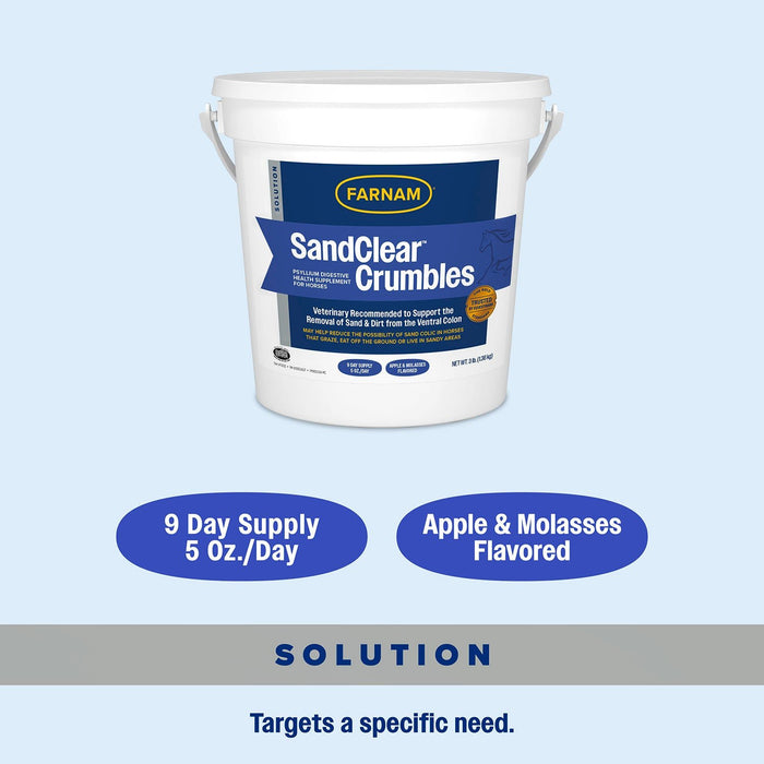 SandClear Natural Psyllium Crumbles - FASN - 20 lbs - 7