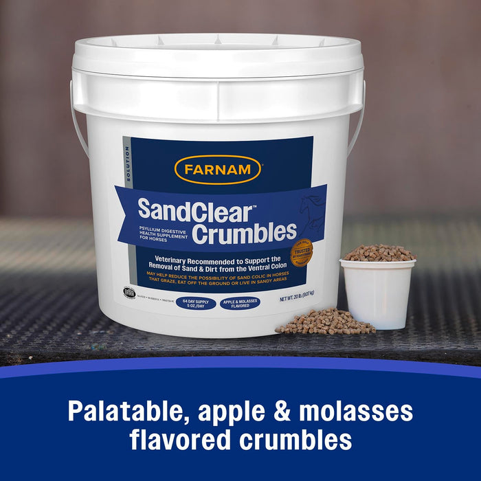 SandClear Natural Psyllium Crumbles - FASN - 20 lbs - 19