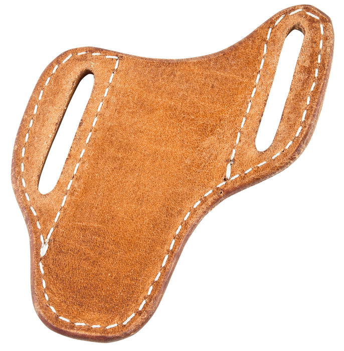 San Saba Leather Pancake Angled Knife Sheath - Harness  