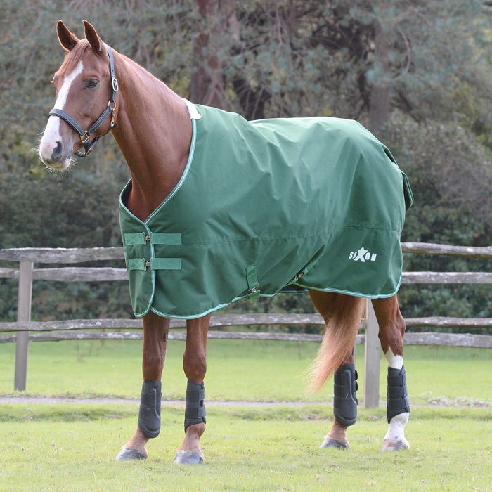 Saxon Defiant 1200 Denier Standard Neck Medium - Weight Turnout Blanket for Horses, 200g – Waterproof, Breathable & Durable - Jeffers - Horse Supplies > Horse Blankets & Sheets