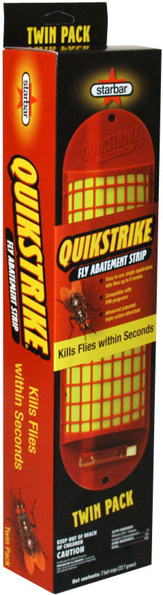 QuikStrike Fly Abatement Strip, Twin Pack -   