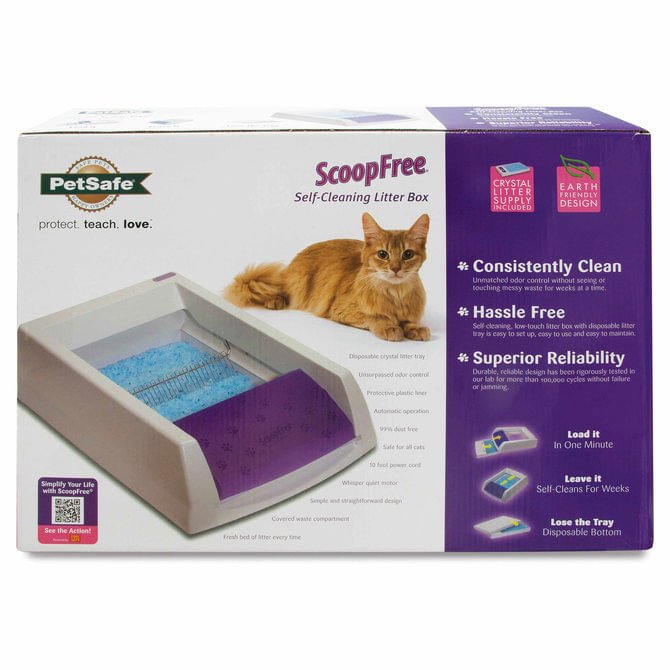 thumbnail image 2 of Whitefurze Large Plastic Cat/Dog Litter Tray 48cm - With Scoop & Bowl (Black/Pink/Teal) 2 of 5