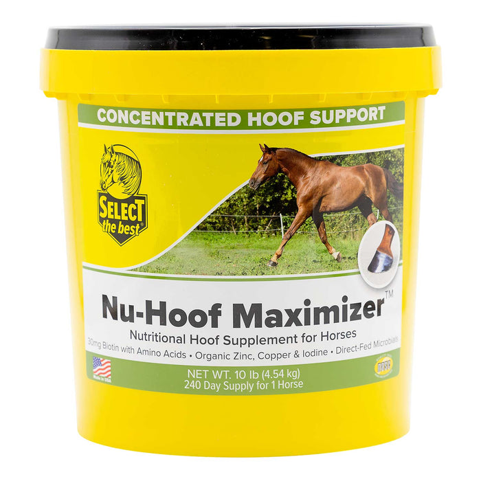 Nu-Hoof Maximizer Concentrated Hoof Supplement for Horses – Biotin & Amino Acid Formula