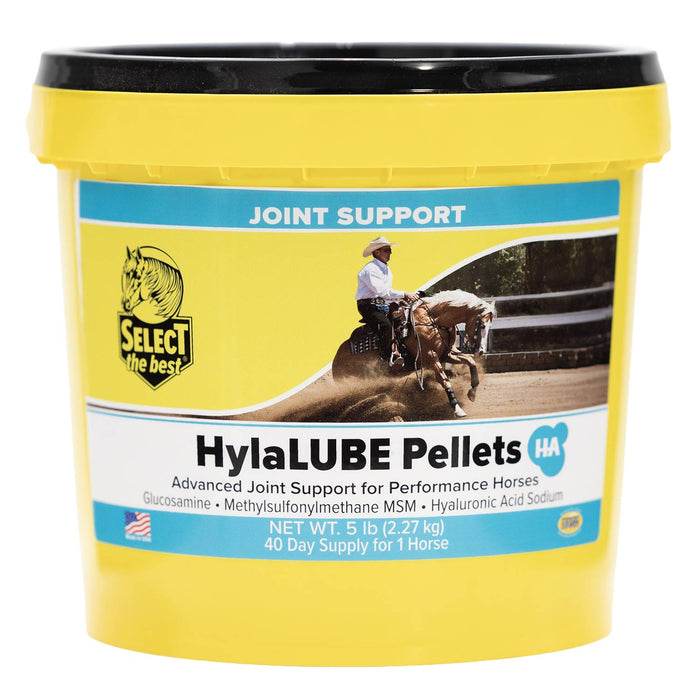 HylaLUBE HA Pellets Joint Supplement for Horses with Glucosamine, MSM & Hyaluronic Acid