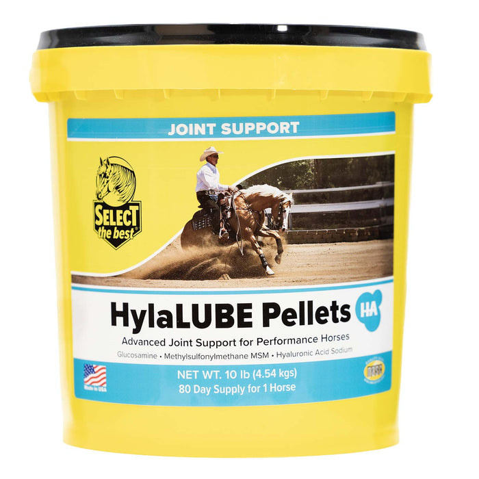 HylaLUBE HA Pellets Joint Supplement for Horses with Glucosamine, MSM & Hyaluronic Acid
