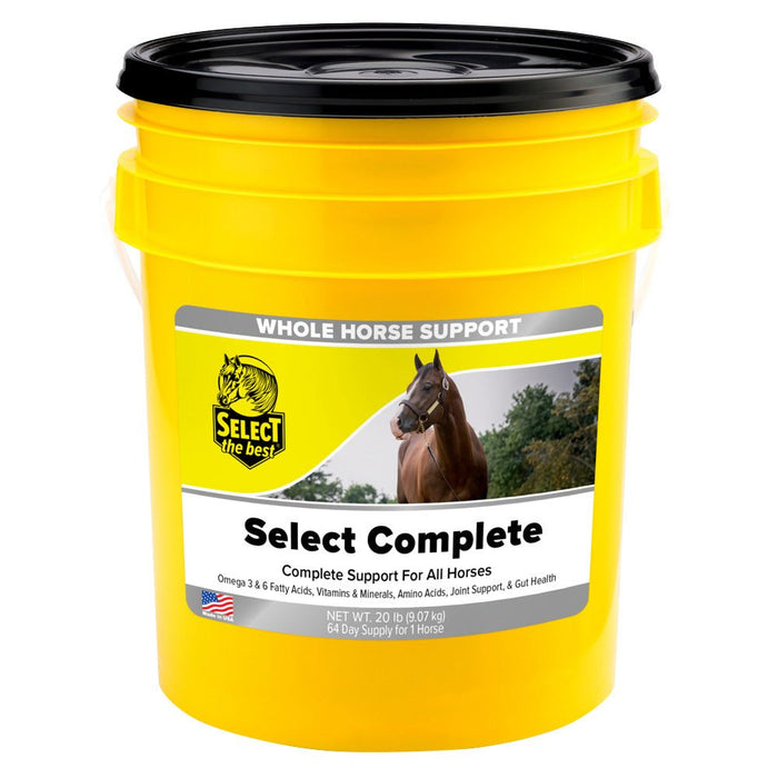 Select Complete Whole Horse Support Supplement – Joint, Hoof & Coat Health, Gut Support, Vitamins & Amino Acids for Performance and Wellness - Jeffers - Animal Health & Wellness > Vitamins & Supplements