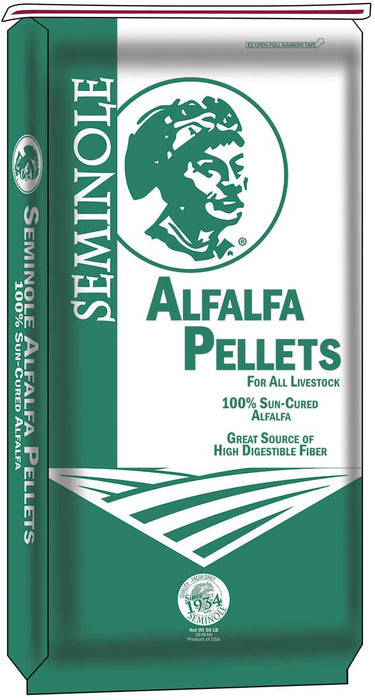 Seminole Alfalfa Pellets, 50 lb - Jeffers - Horse Supplies > Horse Feed