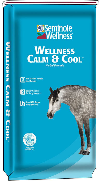 Seminole Wellness Calm + Cool, Textured, 50 lbs - Jeffers - Horse Supplies > Horse Feed