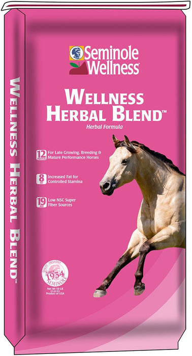 Seminole Wellness Herbal Blend, 50 lbs - Jeffers - Horse Supplies > Horse Feed