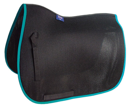  Shires Air Motion All-Purpose Saddle Pad - Black/Teal  