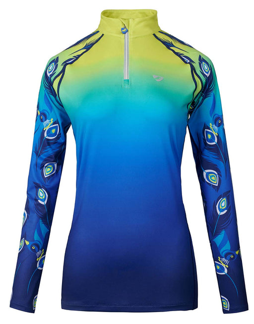 Aubrion Hyde Park UV Protection Top - Lime Peacock Small 